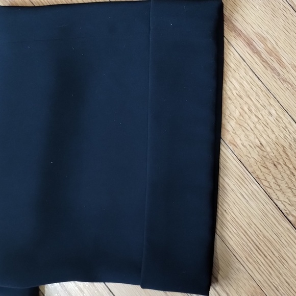 Vtg 90s Giorgio Armani Trousers 4 Wide Leg Black Italy S1990 Pleated Rear Euc - Picture 6 of 9